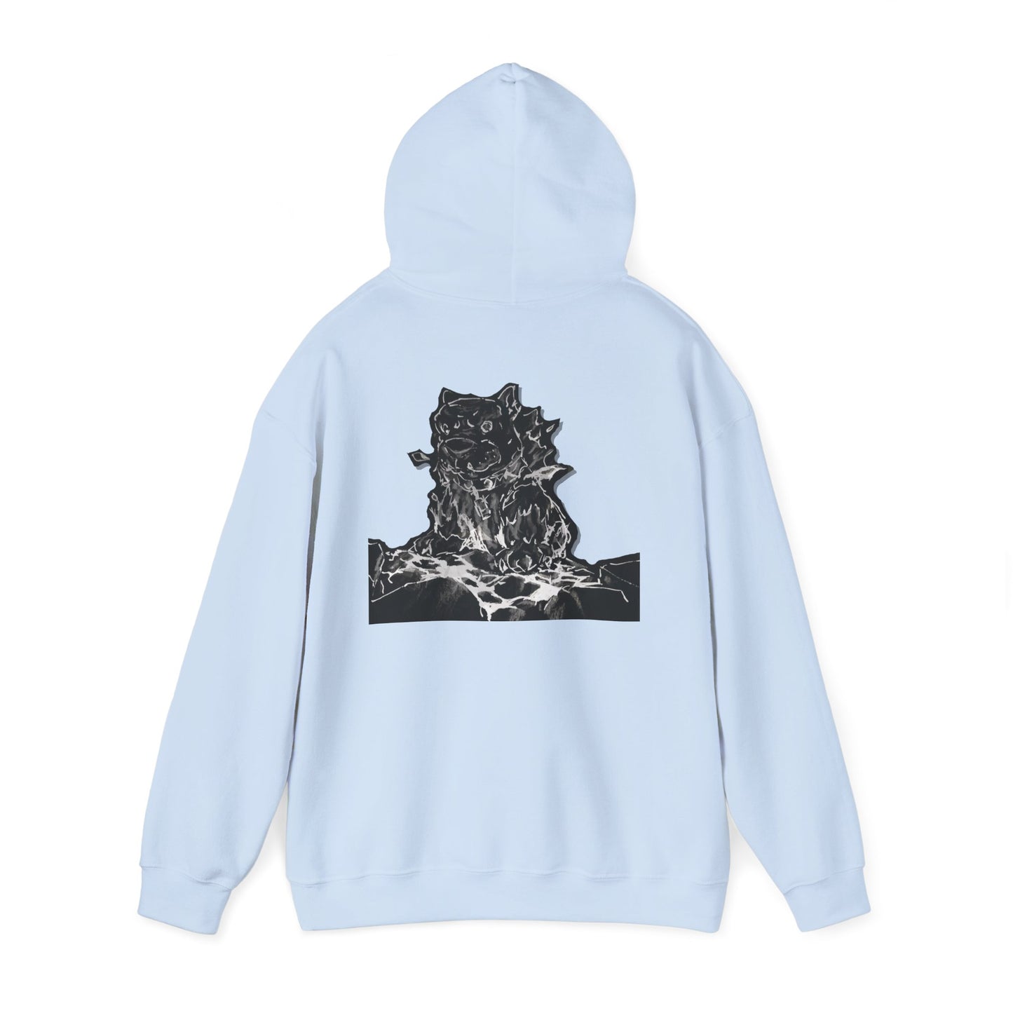Flames Dog Hooded Sweatshirt