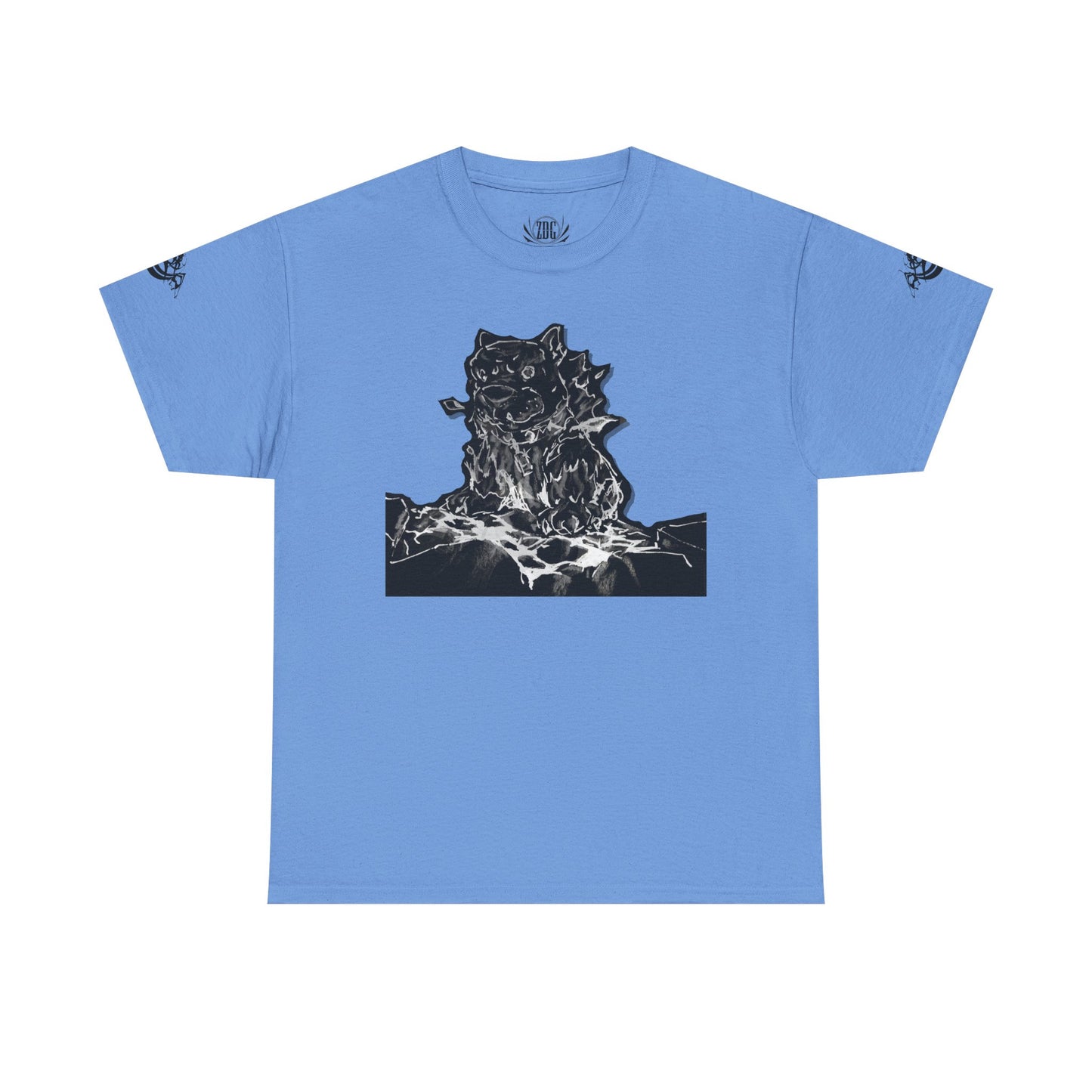 Flames Dog Abstract Tee