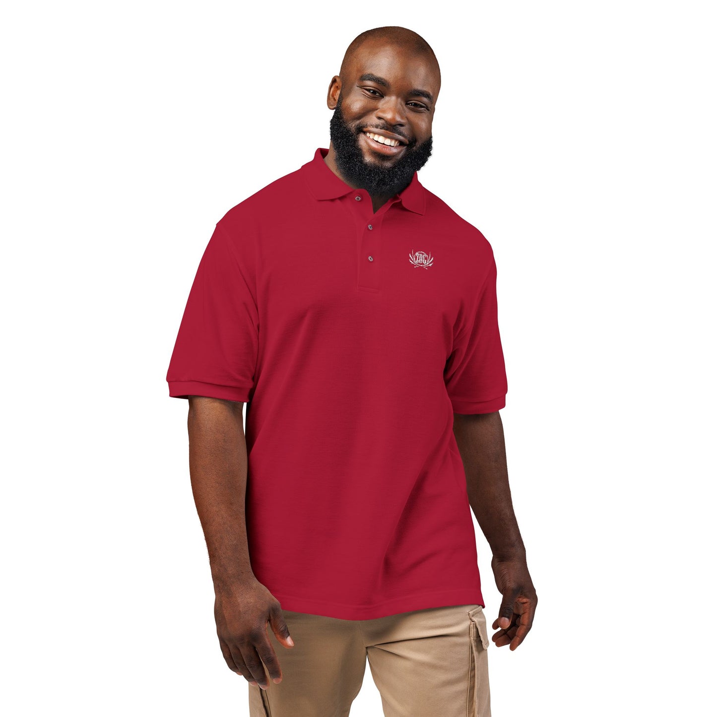 Men's Embroidered ZDG Polo Shirt (Dark)