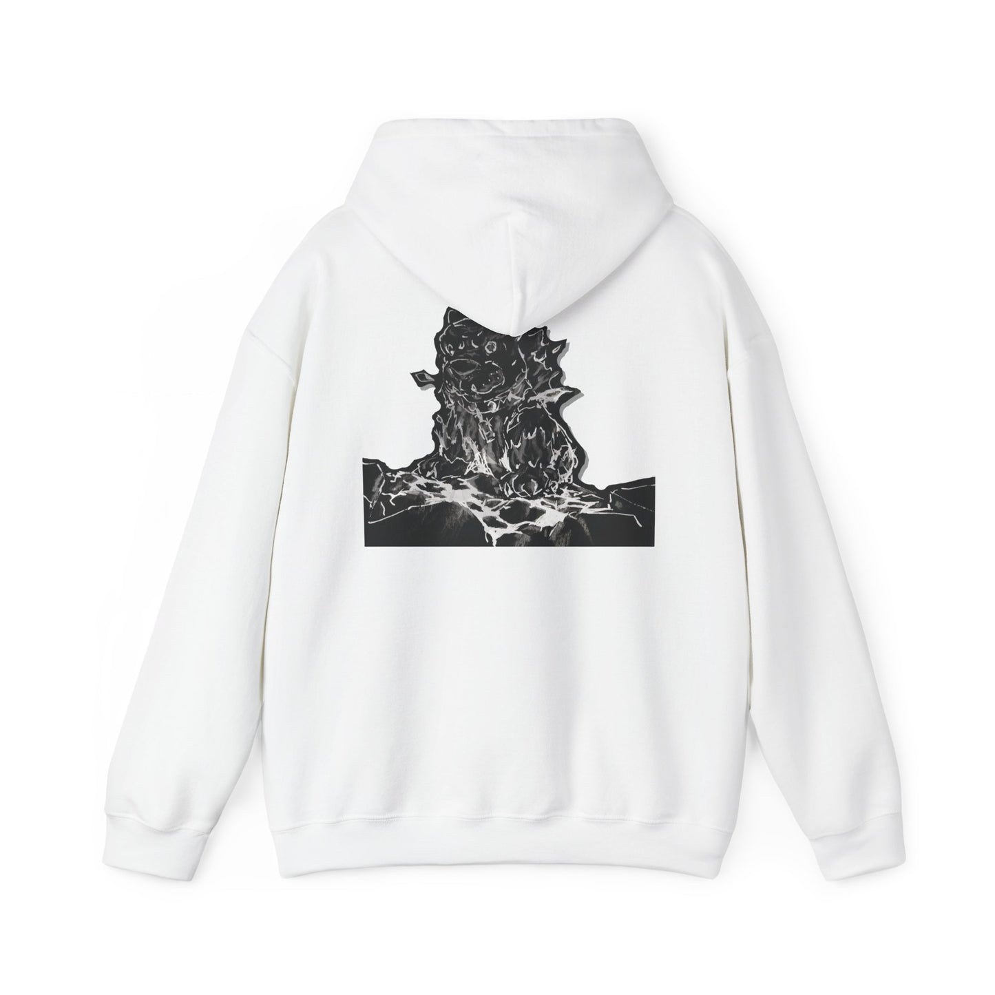 Flames Dog Hooded Sweatshirt
