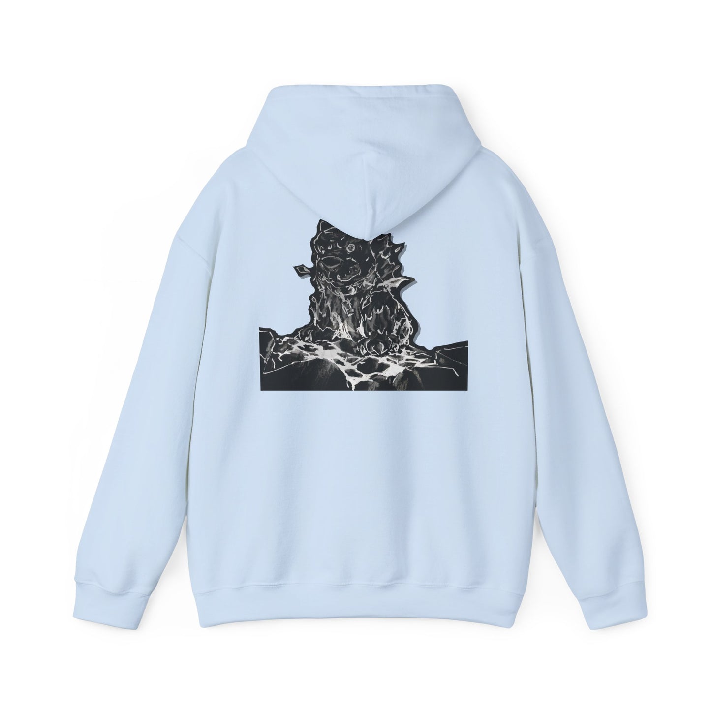 Flames Dog Hooded Sweatshirt