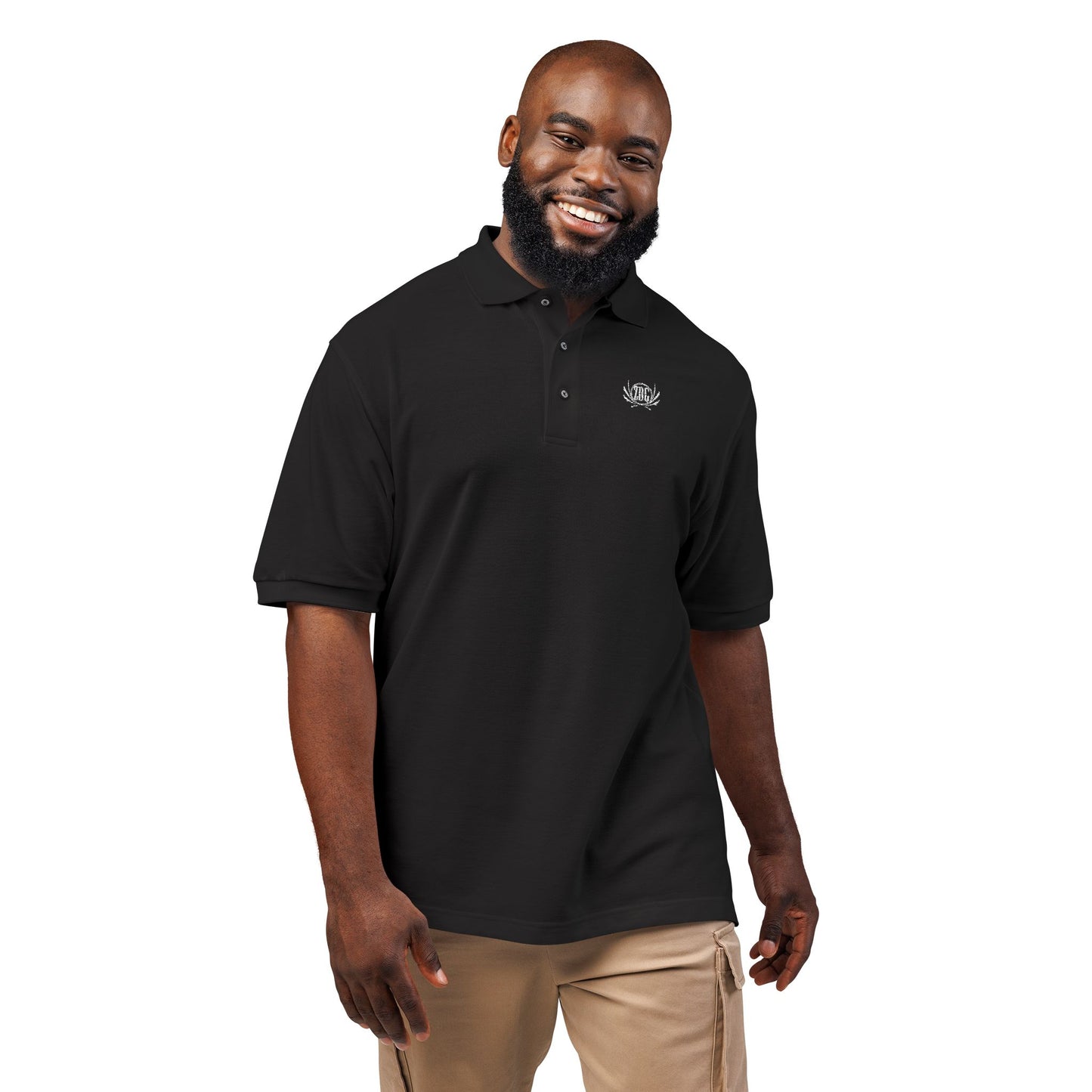 Men's Embroidered ZDG Polo Shirt (Dark)