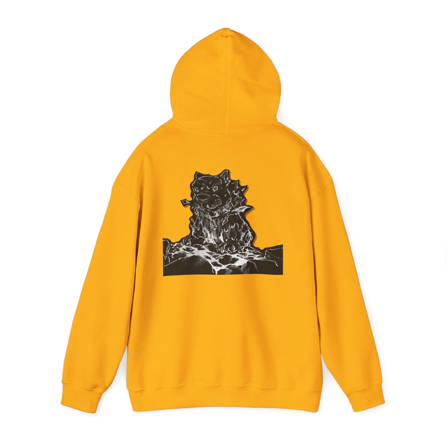 Flames Dog Hooded Sweatshirt