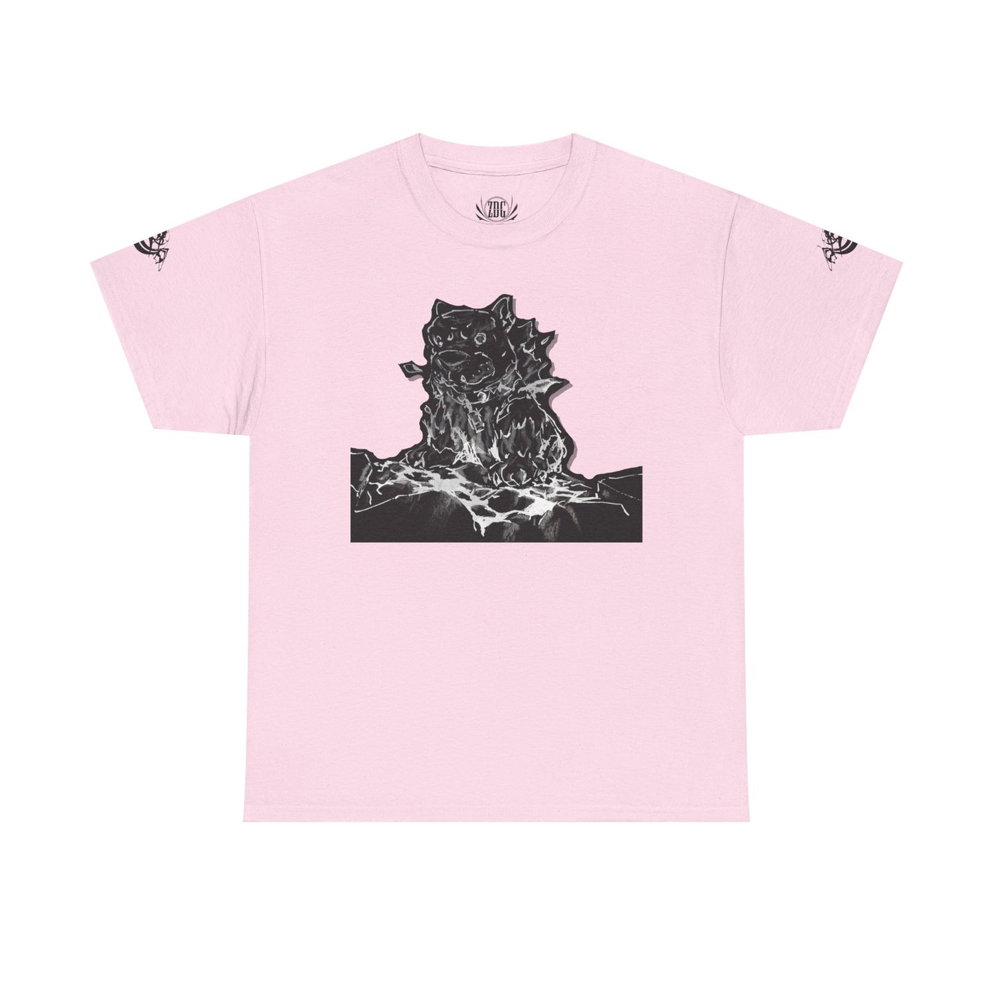 Flames Dog Abstract Tee