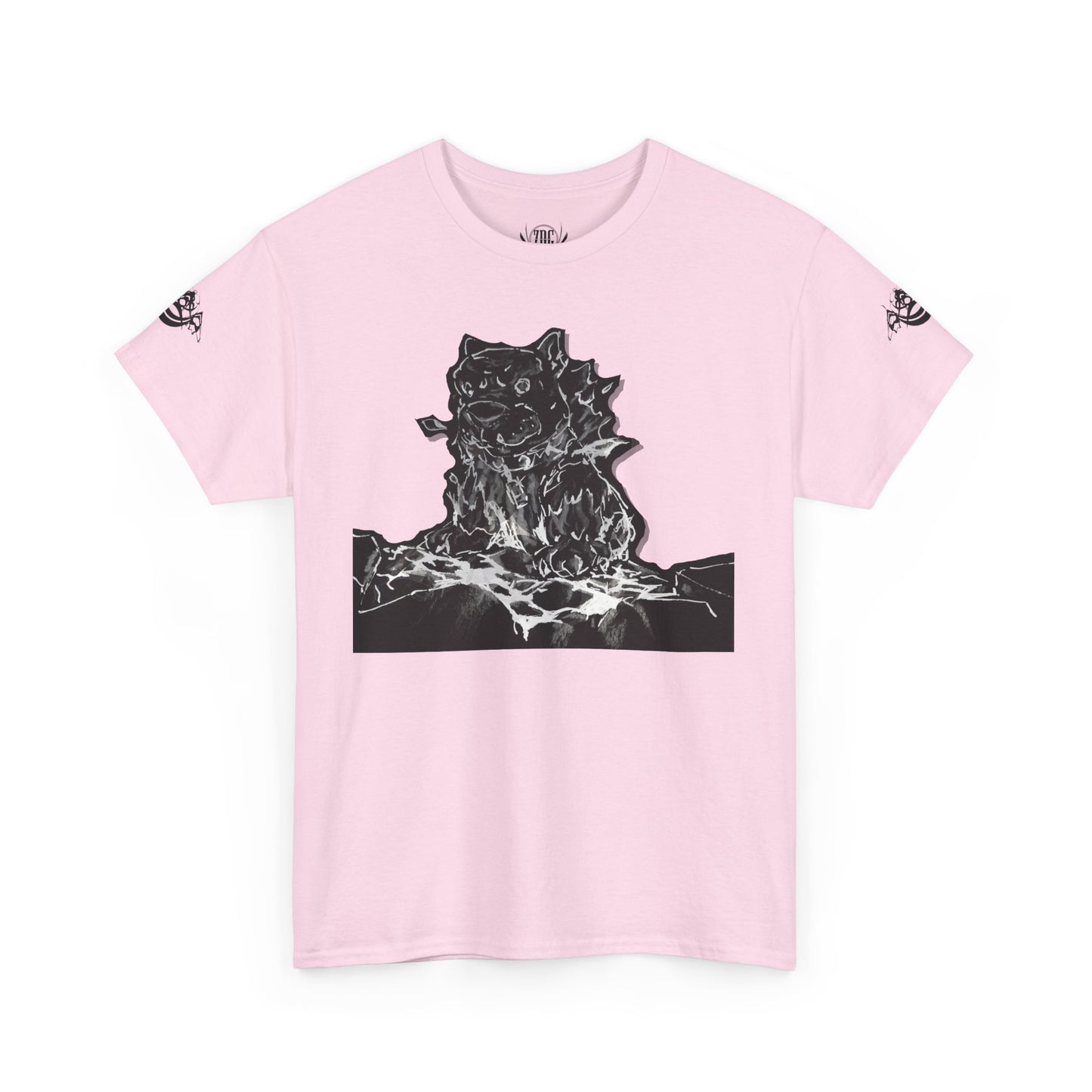 Flames Dog Abstract Tee