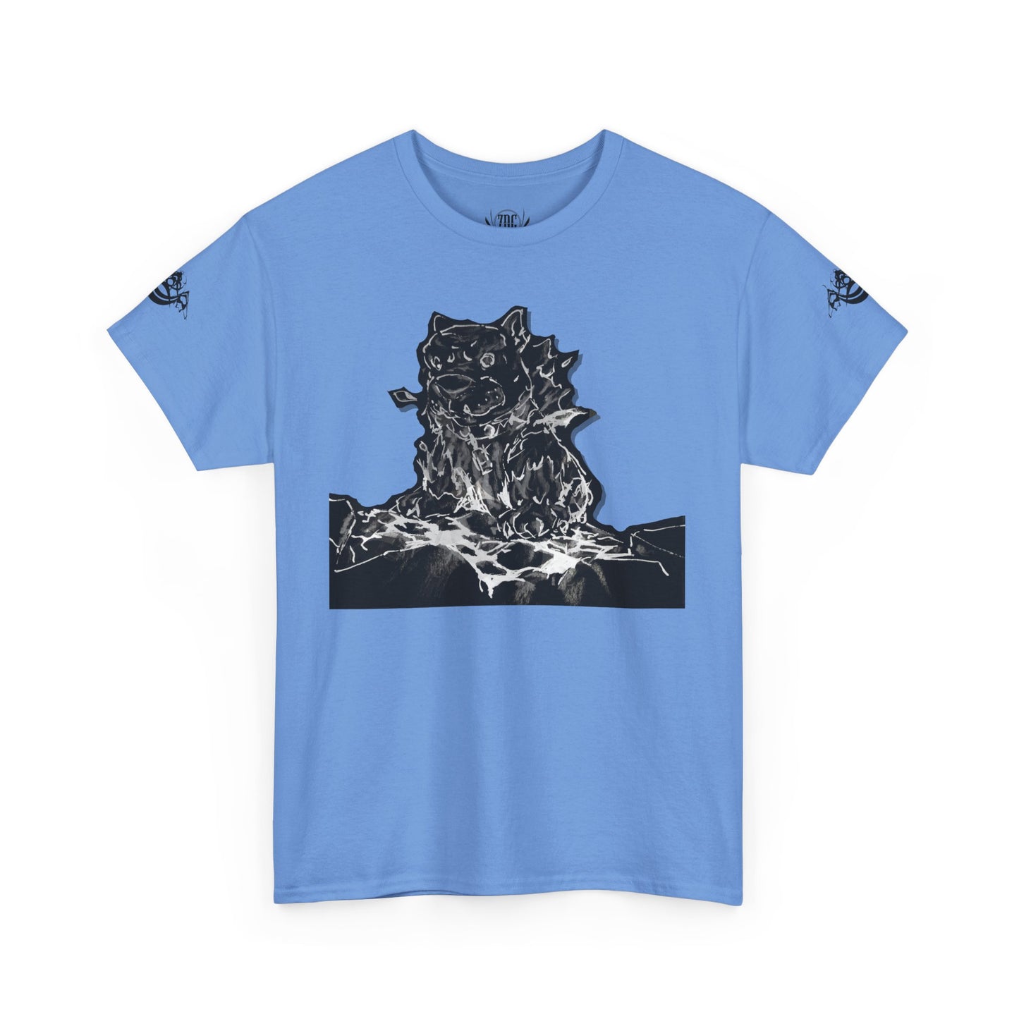 Flames Dog Abstract Tee