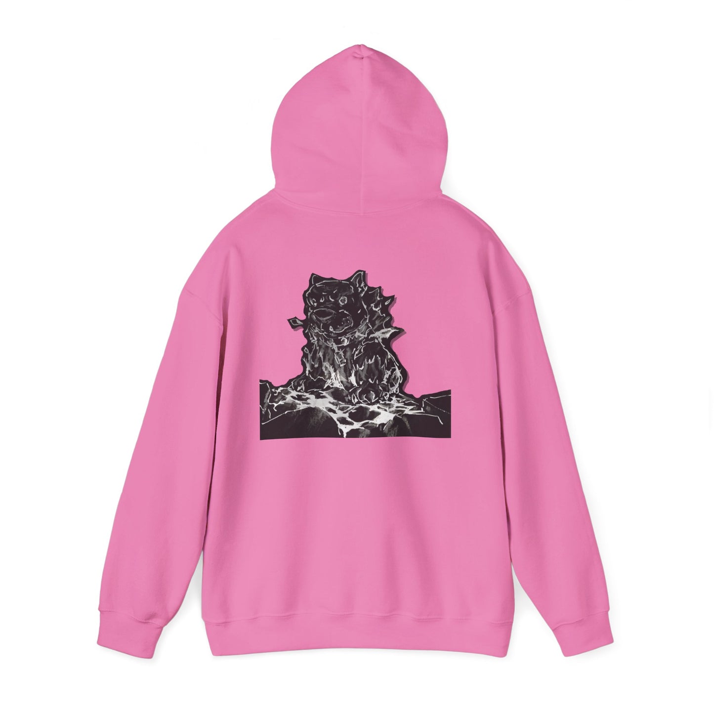 Flames Dog Hooded Sweatshirt