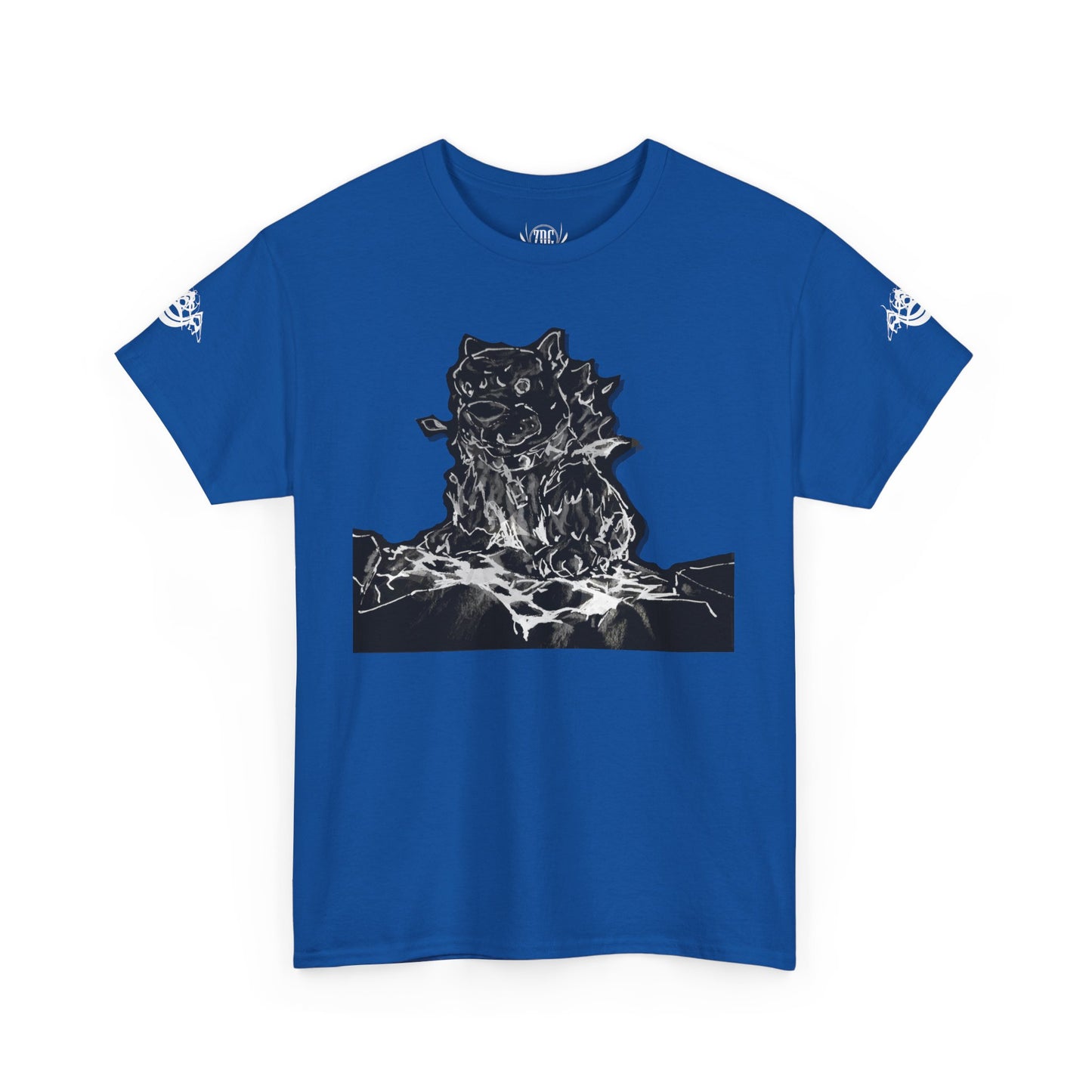 Flames Dog Abstract Tee