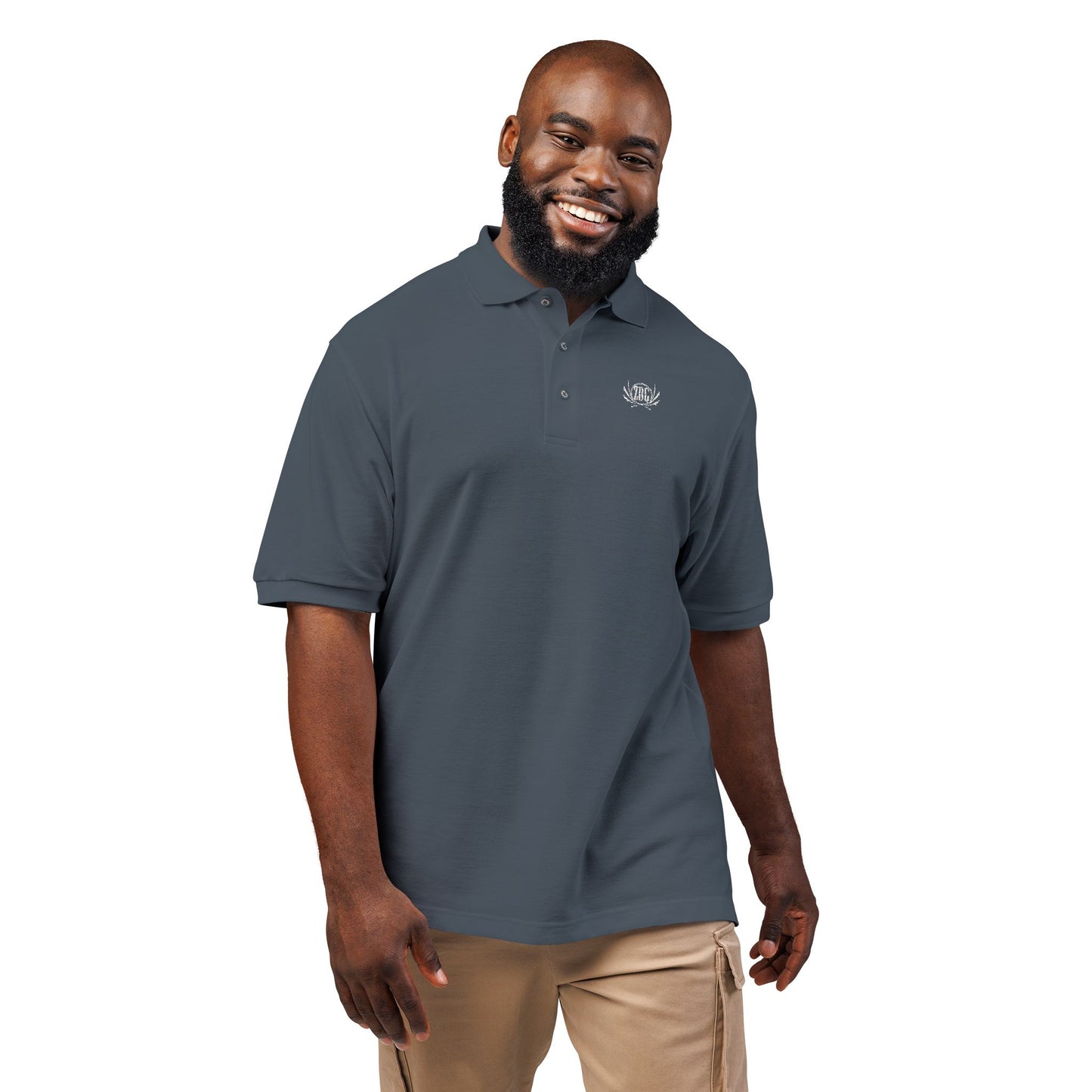 Men's Embroidered ZDG Polo Shirt (Dark)